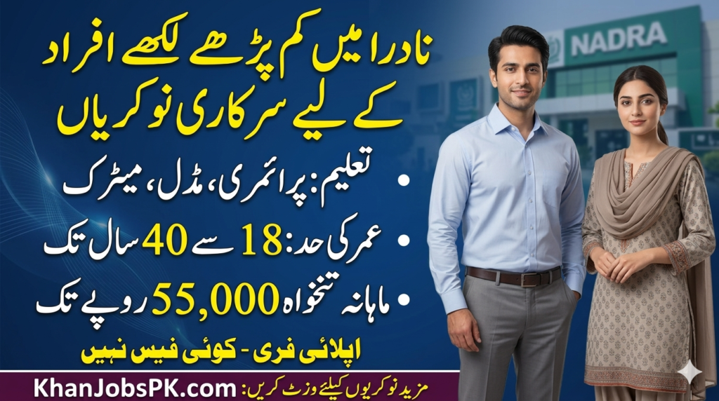 NADRA Jobs 2026 Walk-in Interview – Latest NADRA Jobs Advertisement