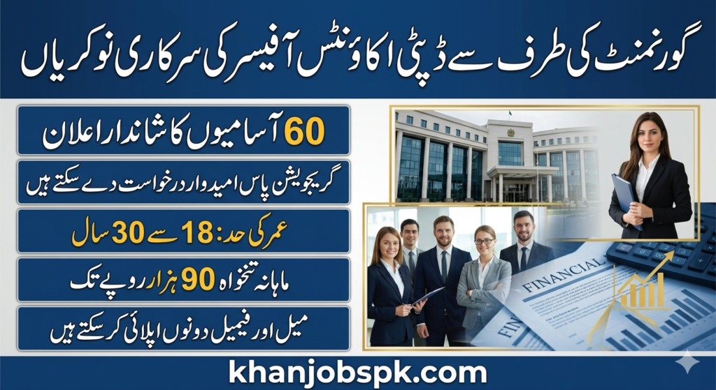 PPSC Deputy Accounts Officer Jobs 2026 Apply Online – 60 Posts